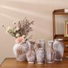 Wabi-Sabi Ceramic Vase: Retro Fresh Flower Holder for Living Room, Dining Table, or Entryway