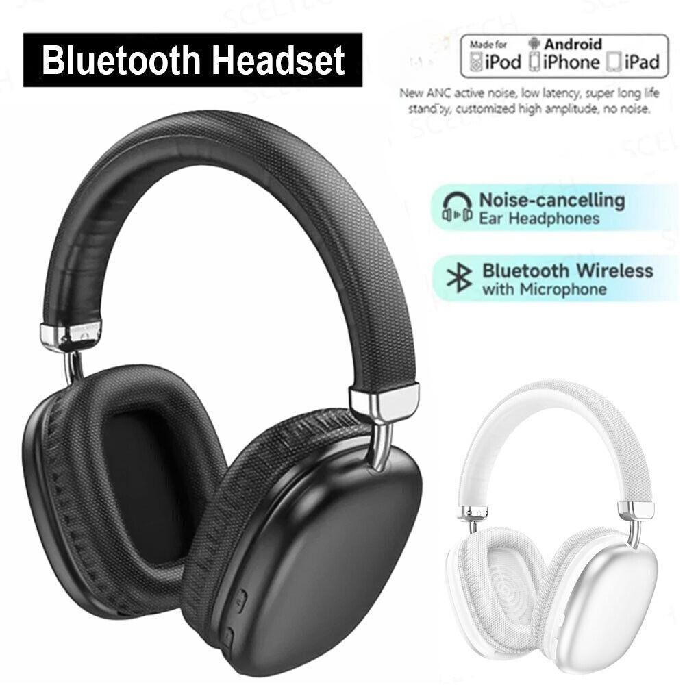 Bluetooth шумоподавляющие наушники накладные стерео наушники беспроводная гарнитура