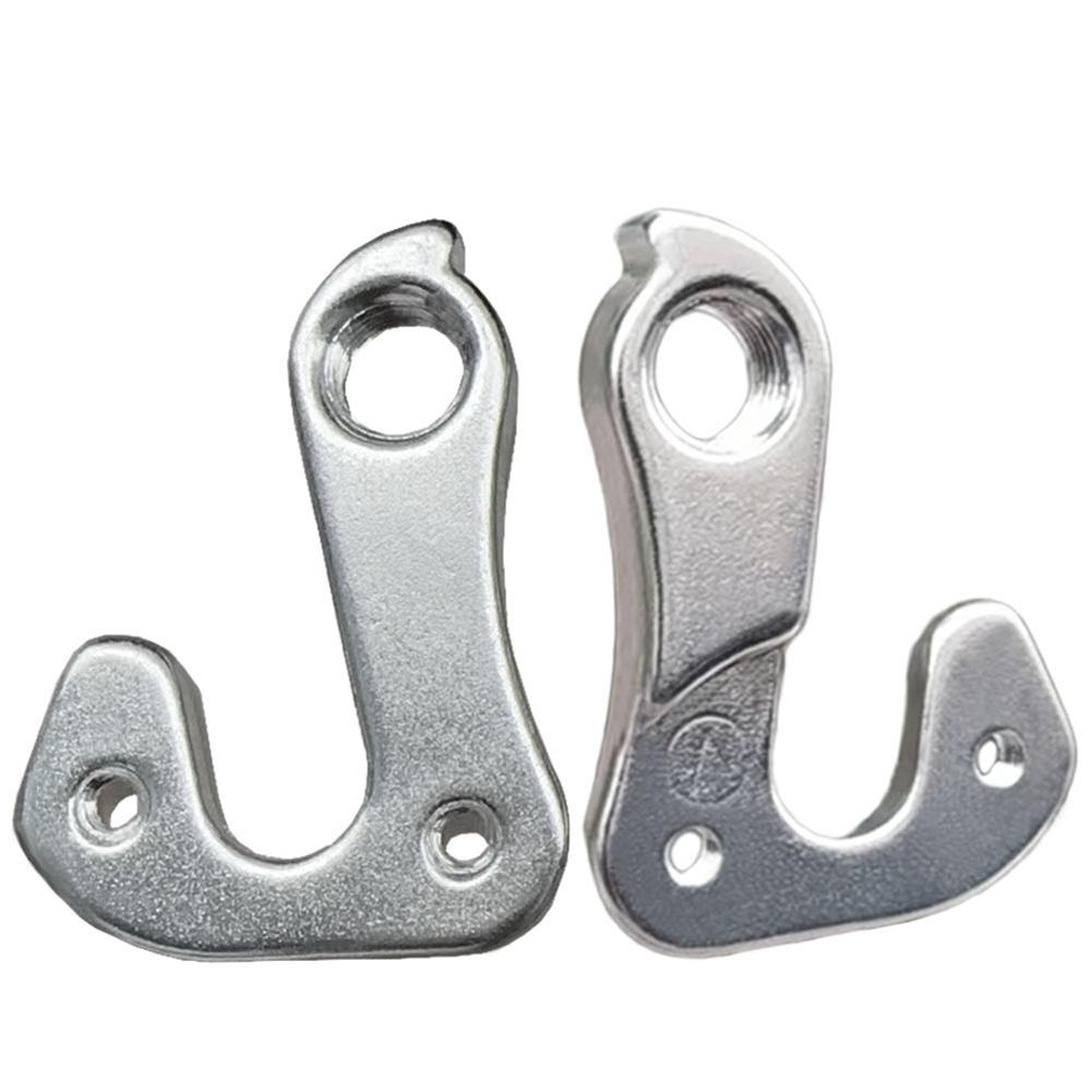 Задняя вешалка для шестерен из алюминиевого сплава, велосипедный хвостовой крючок, черный, серебристый цвет