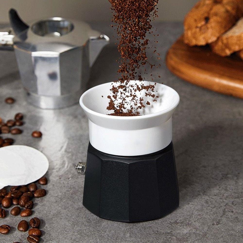 Кофеварка Moka без давления, темпер, противопроливающийся порошок, кофейник, кольцо для порошка Barista