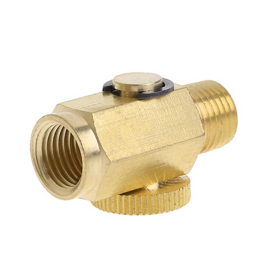 Латунный регулятор расхода воздуха с резьбой NPT 1/4 дюйма, инструмент для регулировки клапана компрессора