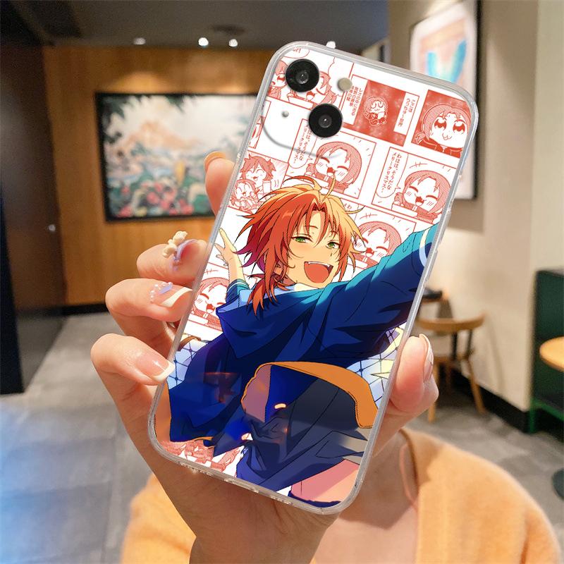 Аниме Ensemble Stars Прозрачный чехол для телефона для iPhone 15 14 13 12 mini 11 Pro Max XS X XR SE 7 8 Plus Мягкий чехол с прямым краем