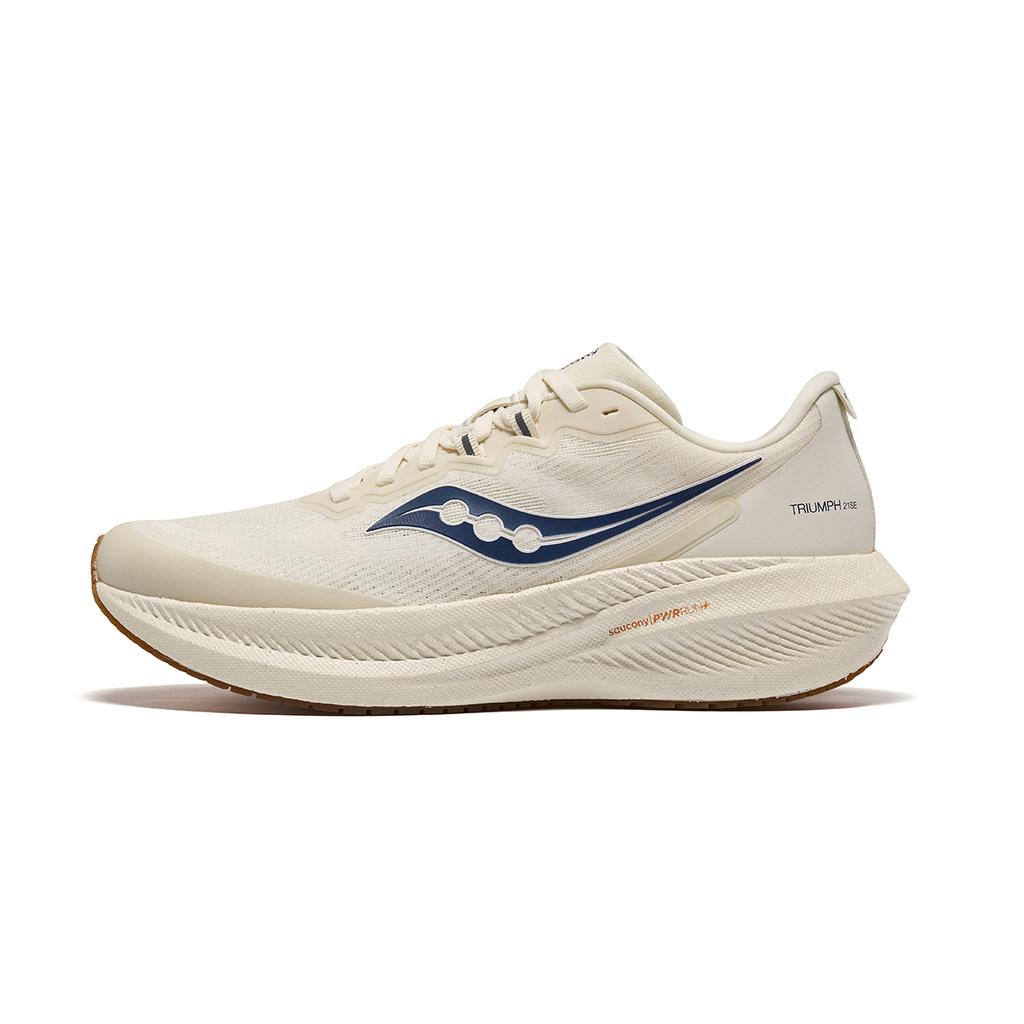 SAUCONY Triumph 21 SE Comfortable Versatile Non-Slip Durable Low-Top Casual Running Shoes Unisex Sneaker Beige S28273-2