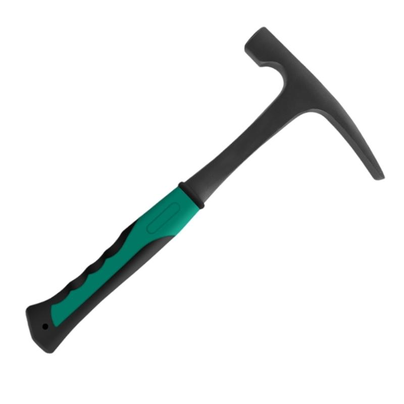 Стальной кирпичный молоток с удобной рукояткой и прочной ковочной головкой, подходящий для каменной кладки и строительства