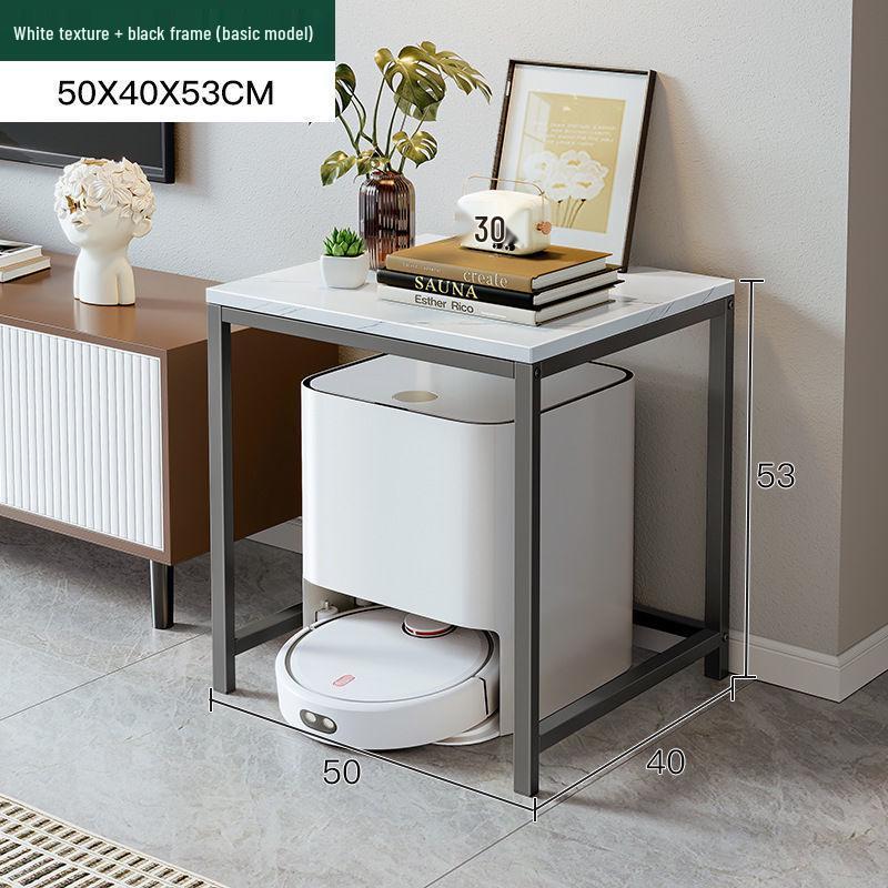 Многоярусная напольная регулируемая стойка для хранения с держателем для мусорного ведра для использования на кухне