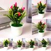 Artificial Potted Plant 5Pcs Small Calla Lily Flowers Home Room Decoration