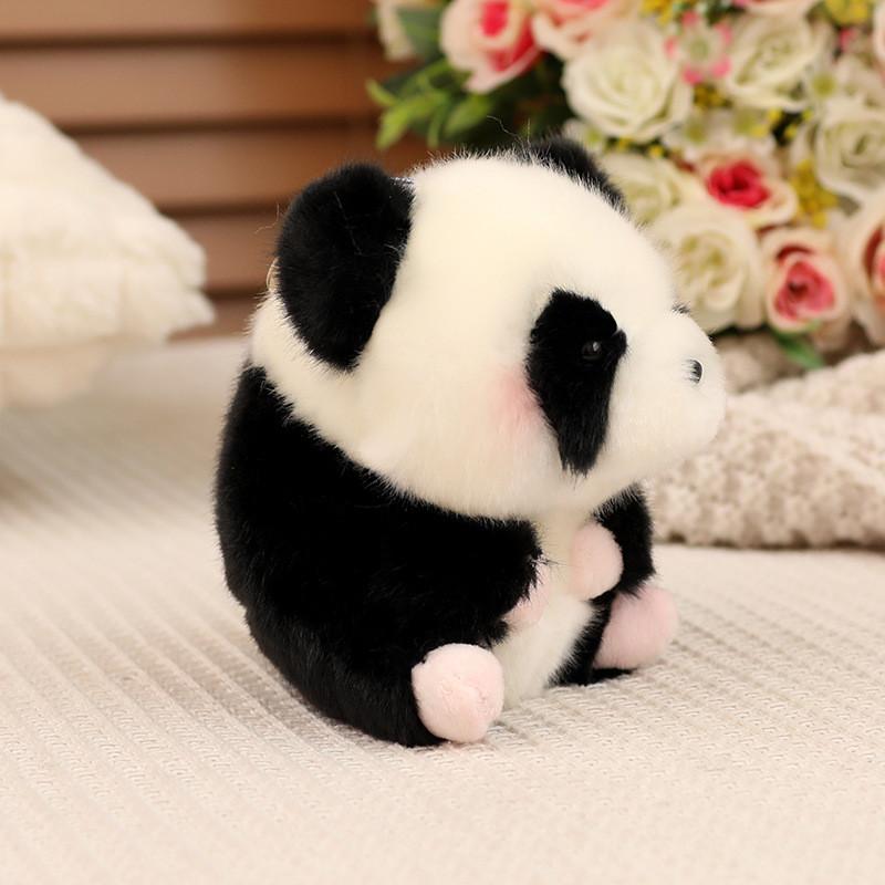 Cute And Fluffy Plush Animal Character Keychain Ideal For Bag Charm And Gift