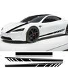 3 шт. Виниловые наклейки на капот и кузов автомобиля, набор в гоночном стиле, Декор, Наклейки для модификации авто, для Tesla Model 3 Y X S, Аксессуары для тюнинга автомобиля