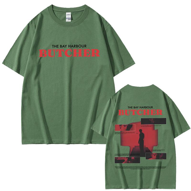 TV Play Dexter Morgan The Bay Harbour Butcher Graphic Tshirt Unisex Women Casual Cotton Oversized Tshirts Male Vintage Streetwear