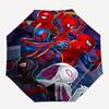 1pc Spider-People Automatic Folding Umbrella - Compact 8-Rib Design, Durable Plastic & Iron,  F104049