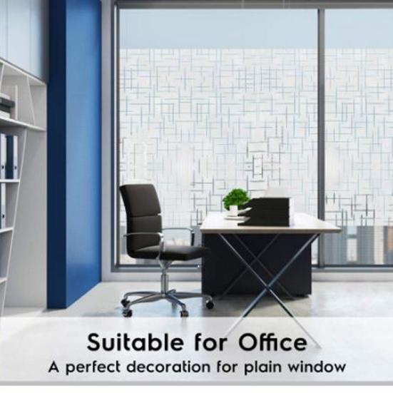 Матовая оконная пленка для конфиденциальности, стеклянная наклейка без остатков клея, защита от ультрафиолета, оконное покрытие, статическая наклейка