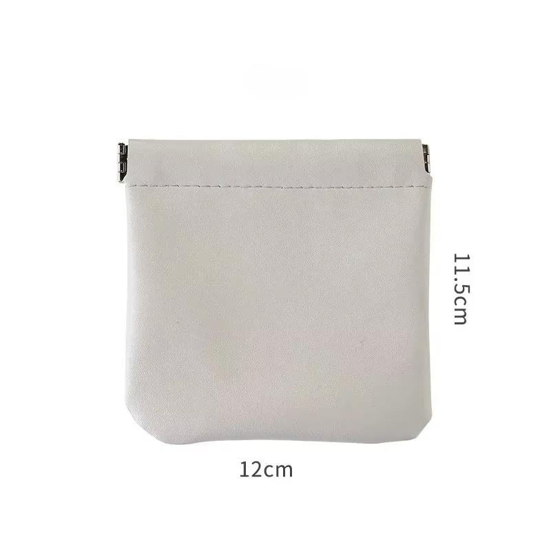 PU Leather Coin Money Change Purse Men Women Mini Coin Purse Card Holder Money Bag Small Coin Storage Wallet Purse