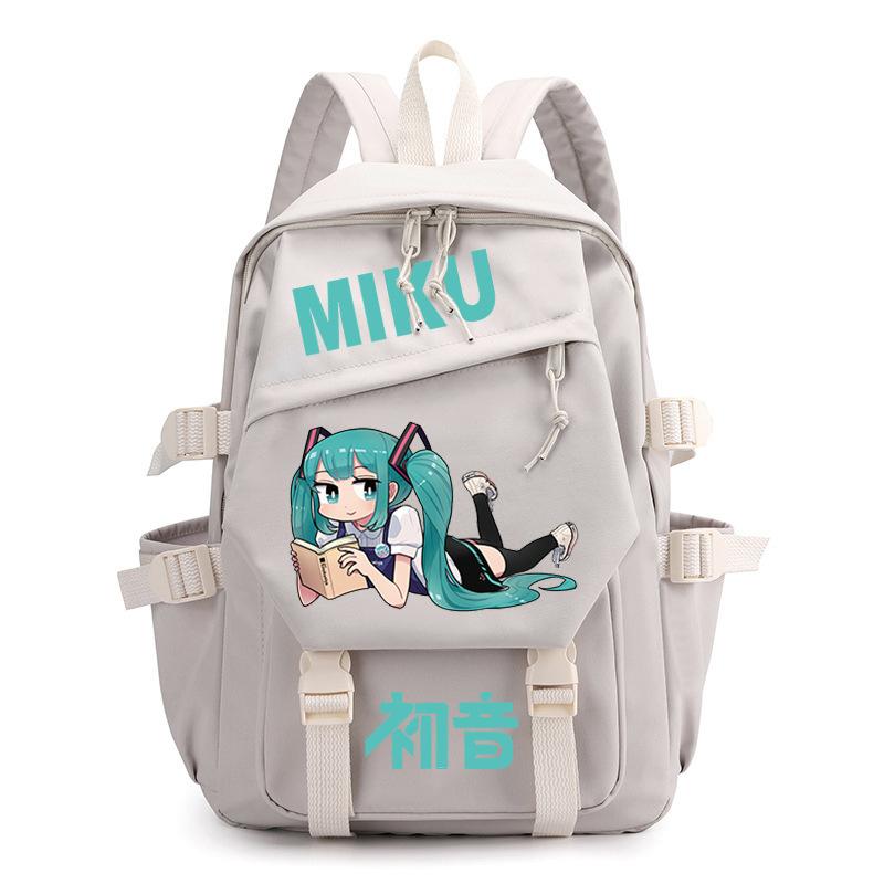 Хатсунэ Мику рюкзак большой вместимости, многофункциональный, для девочек-подростков, облегченный школьный рюкзак, повседневный рюкзак для старшеклассников
