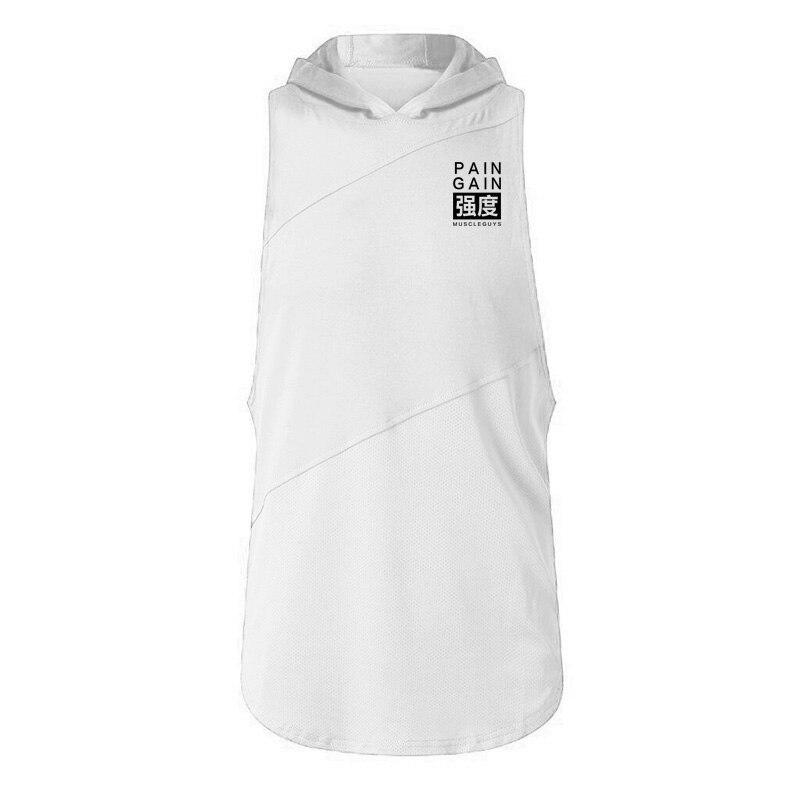Muscleguys Summer Fashion Handsome Hip Hop Tank Top Sports Fitness Casual Sleeveless Men's T-Shirt