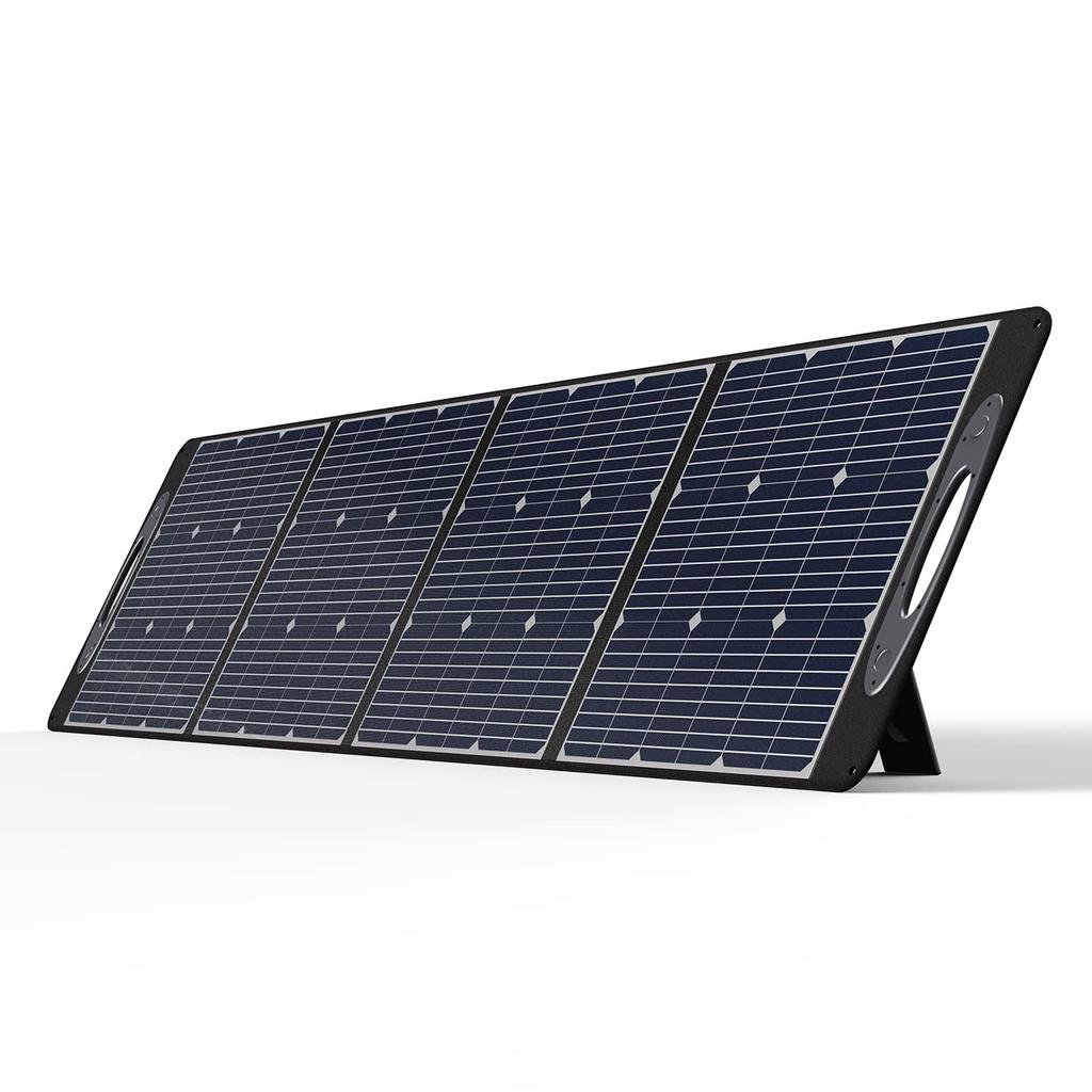 OUKITEL PV200 200W Foldable Solar Panel, Adjustable Stand for Solar Generator, Solar Panels for Outdoor Camping, for OUKITEL P2001
