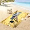 Erling Haaland GOAT Beach Towel, Large Soft Quick Dry Towel for Beach Camping Swimming