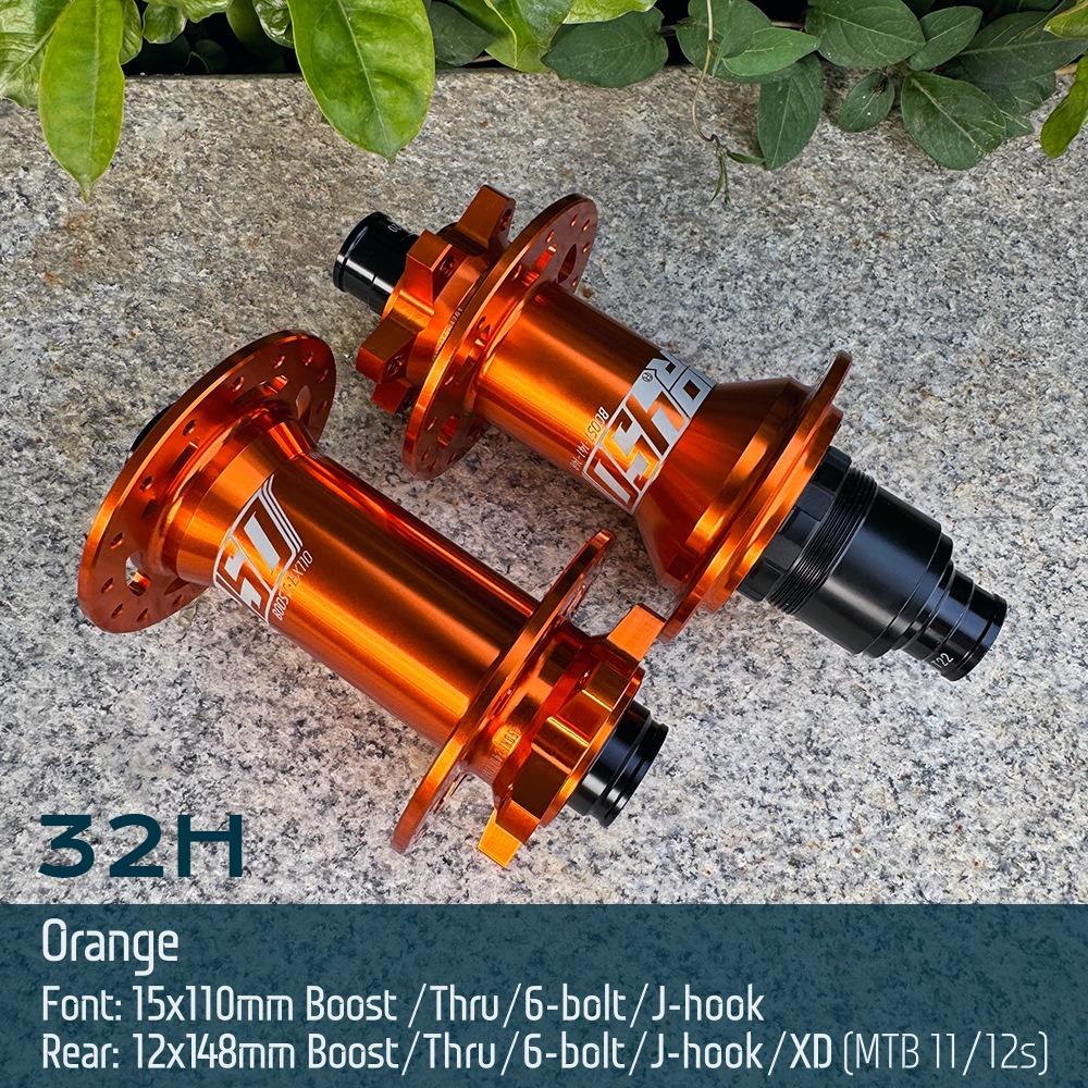 Втулки Koozer 450 32H 28-отверстий Boost Cube K7 Громкие MTB Втулки 6 Болтов J-Hook Для Shimano 15X110 Boost Передняя Втулка Сквозная Ось 12X148 Задняя Втулка