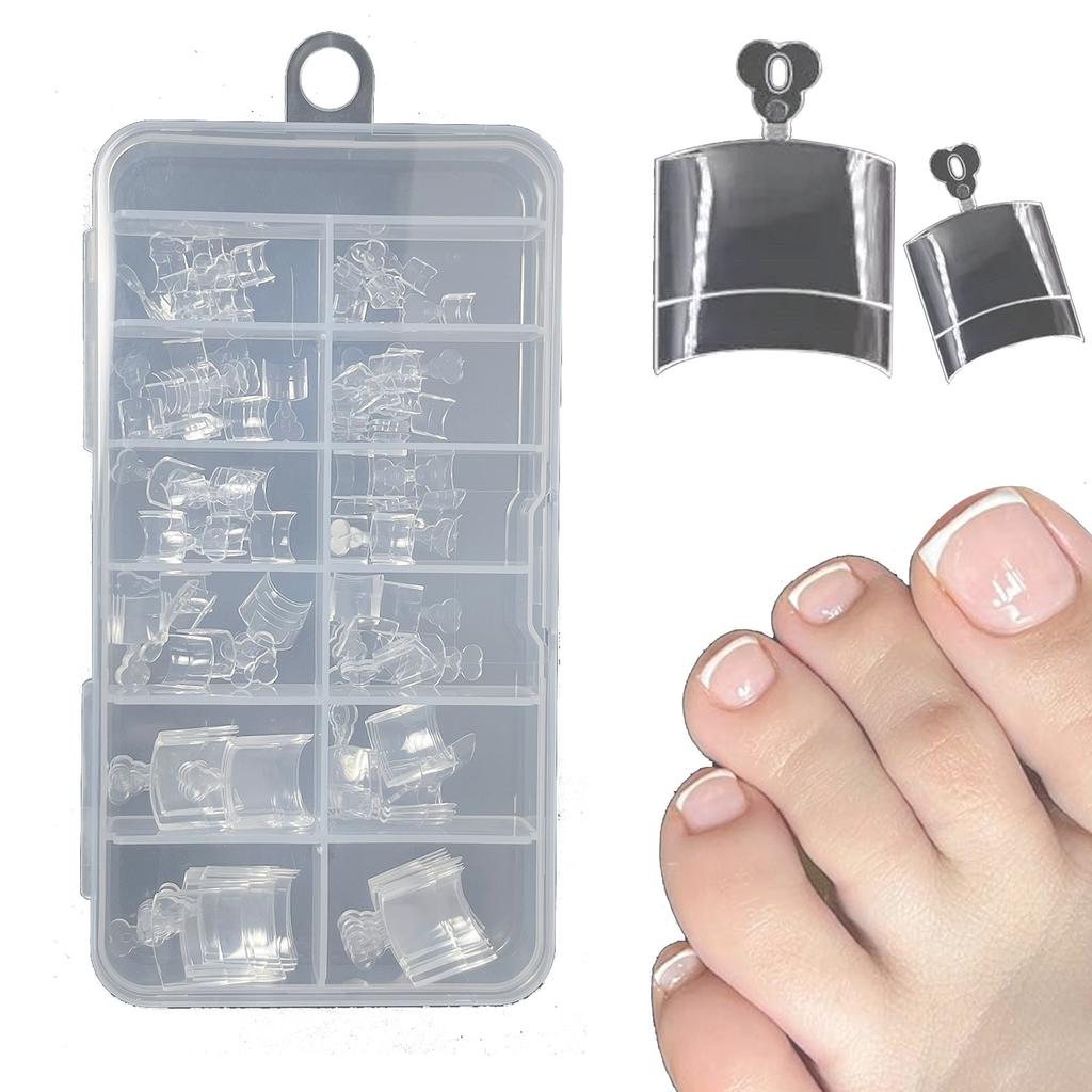120 прозрачных полунаклеек, накладок на ногти, полупокрытых накладных ногтей, наклеек на всю длину, светлых накладок на ногти