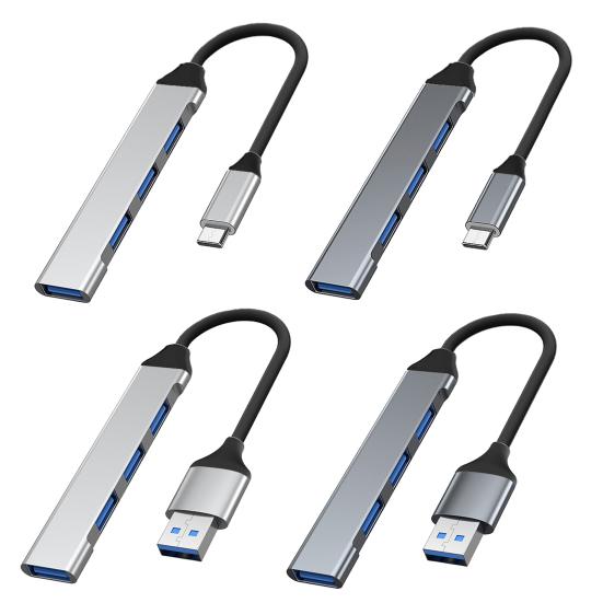 USB 3.0 концентратор-удлинитель с 4 портами высокоскоростной передачи данных универсальный USB адаптер станция ультратонкий портативный концентратор данных