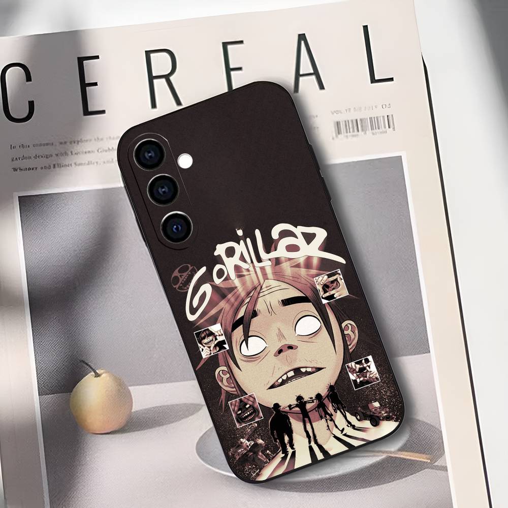 Rock Band G-gorillaz Phone Case For Samsung Galaxy A73,A72,A71,A70,A53,A52,A51,Others Soft Black Cover