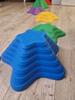 Sensory path river stones Childrens balancing stones  stepping stones  motor skills and coordination Starfish 11 pcs