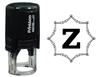 Printtoo Octagon Celtic Swirl Frame Alphabet Z Monogram Self Inking Rubber Stamp Office