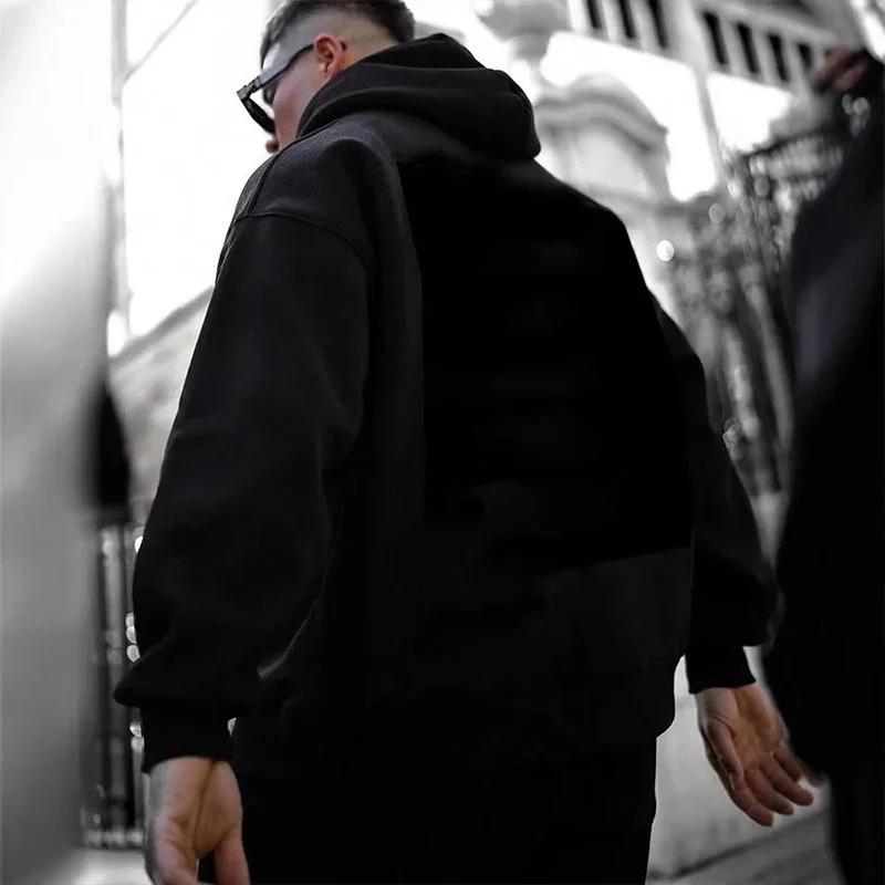 Мужская толстовка 2025 Парижская мода для всех сезонов Универсальная Повседневная Спортивная толстовка Высокого качества Свободная