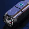 LED Rechargeable Flashlight Mini Handheld Zoomable Flashlight High Lumen Camping Light with 3 Light