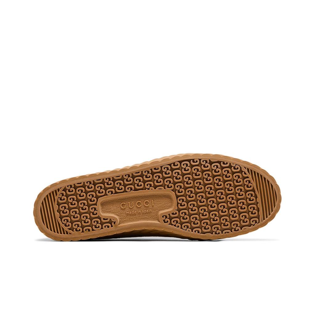 Gucci Maxi GG Low 'Caramel' (Unisex) Camel / Ebony / Black Canvas Shoes 703031 UKOH0 2590