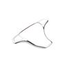 Cover Trim Fit For Benz GLS GLE 2016-2019 Steering Wheel Strip ABS Silver 1PCS