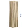 50Pcs Wooden Plant Grow Support Bamboo Plant Sticks For Flower Stick Cane Stand