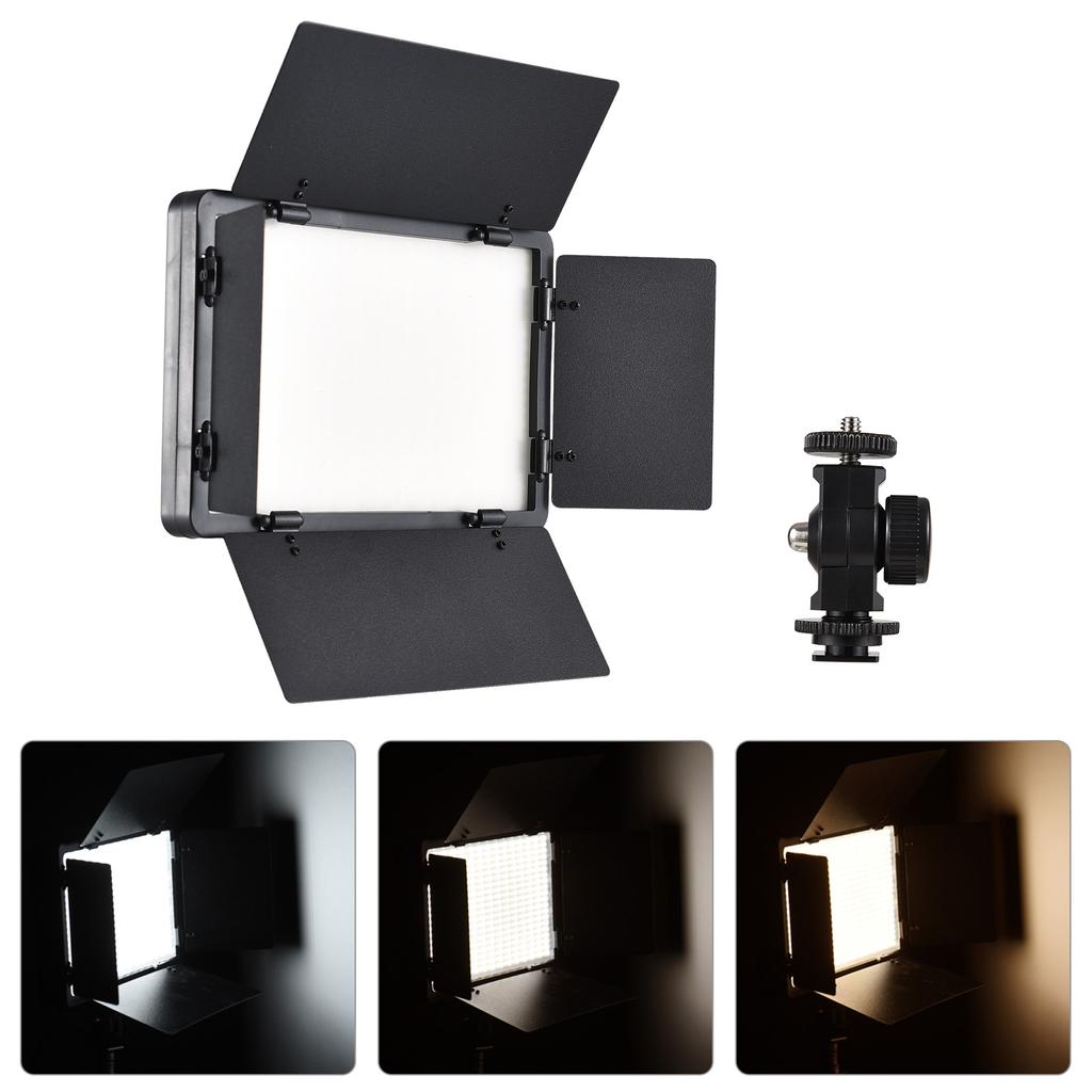 Портативный светодиодный светильник для видеосъемки, заполняющий свет для фотографий, 520 шт., светодиодные бусины, 3000K/5500K, двухцветные, с регулируемой яркостью