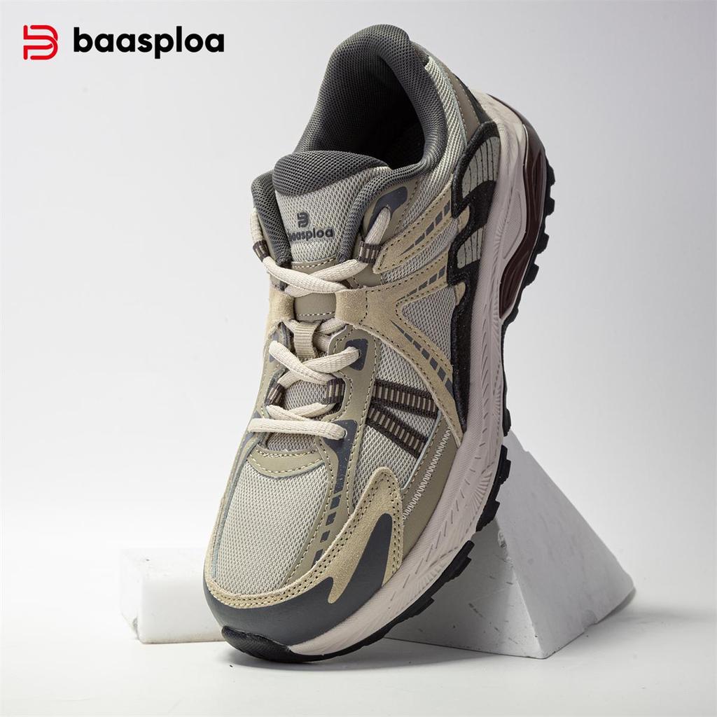 BAASPLOA Мужские кроссовки для бега, сетчатые, дышащие, мужские кроссовки для бега на открытом воздухе, нескользящие, ретро, мужские модные кроссовки для бега на открытом воздухе