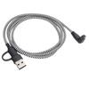 Зарядный кабель USB и Type C подходит для смарт-часов COROS PACE Pro, длина 1 м, 2 в 1 зарядный шнур USB A и C