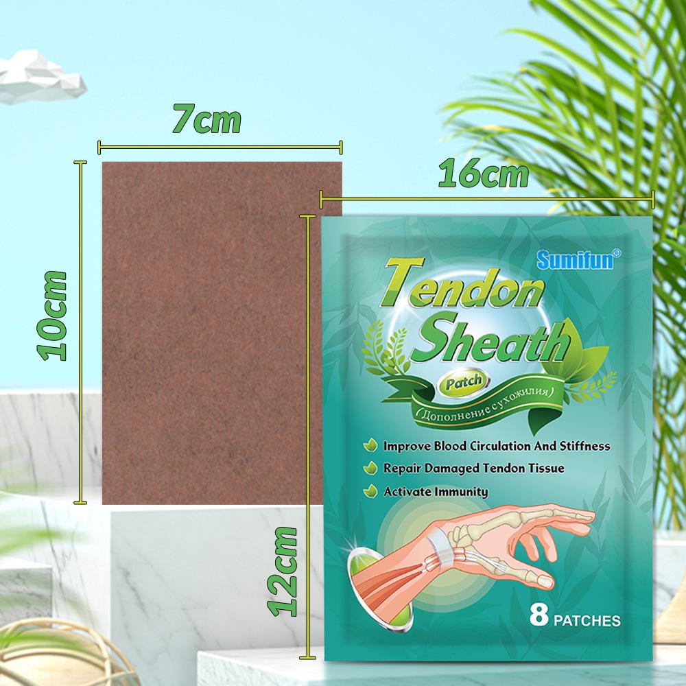 Sumifun Tendon Sheath Patch Wrist Joint Care Patch Black Plaster Patch