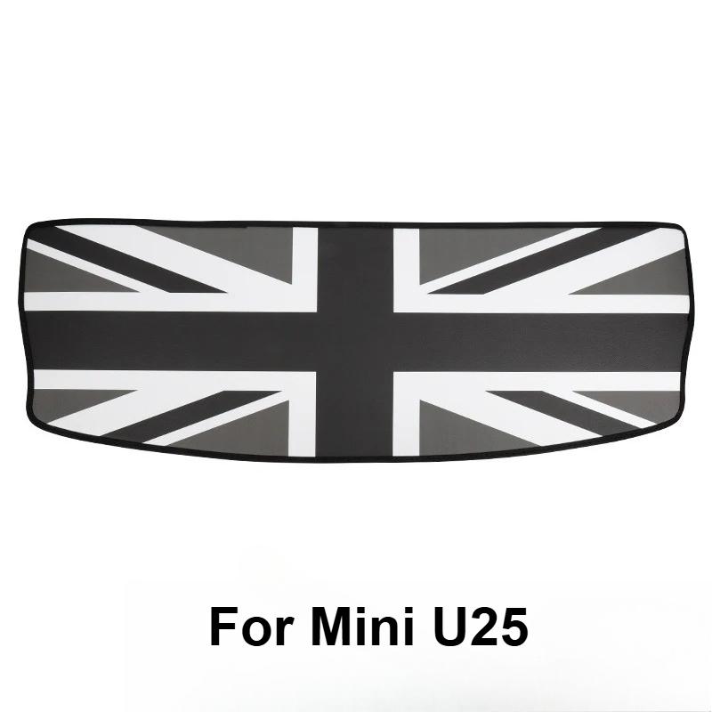 1PC Leather Car Trunk Window Protection Pad For Mini Cooper J01 J05 U25 2024 2025 Car Styling Interior Decoration Accessories