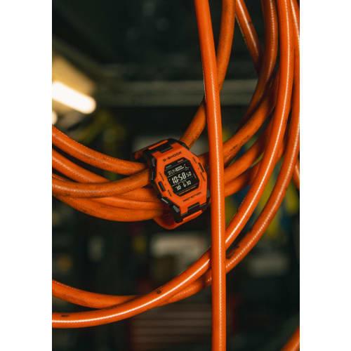 Часы Casio G-Shock [] Оснащены Bluetooth и изготовлены из биопластика GD-B500FL-4JF Мужские оранжевые