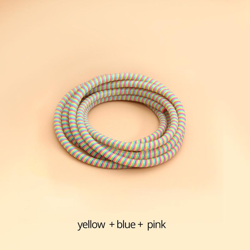 FONKEN Защитная веревка для защиты линии передачи данных, защитная пленка для кабеля, красочная намотка шпульки, защита от поломки, защита от грязи, чехол для гарнитуры