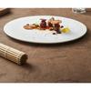 Керамическая плоская тарелка с рисунком камня, неглубокая, el Restaurant, бытовая посуда, тарелка для западной кухни