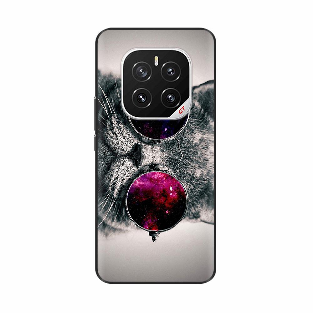 Чехол For Honor GT Pro Capa Силиконовый Расписные Кошки Мягкий Черный Чехол Для Honor GT Pro Чехол honorGT Pro TPU Coque Защитные Чехлы