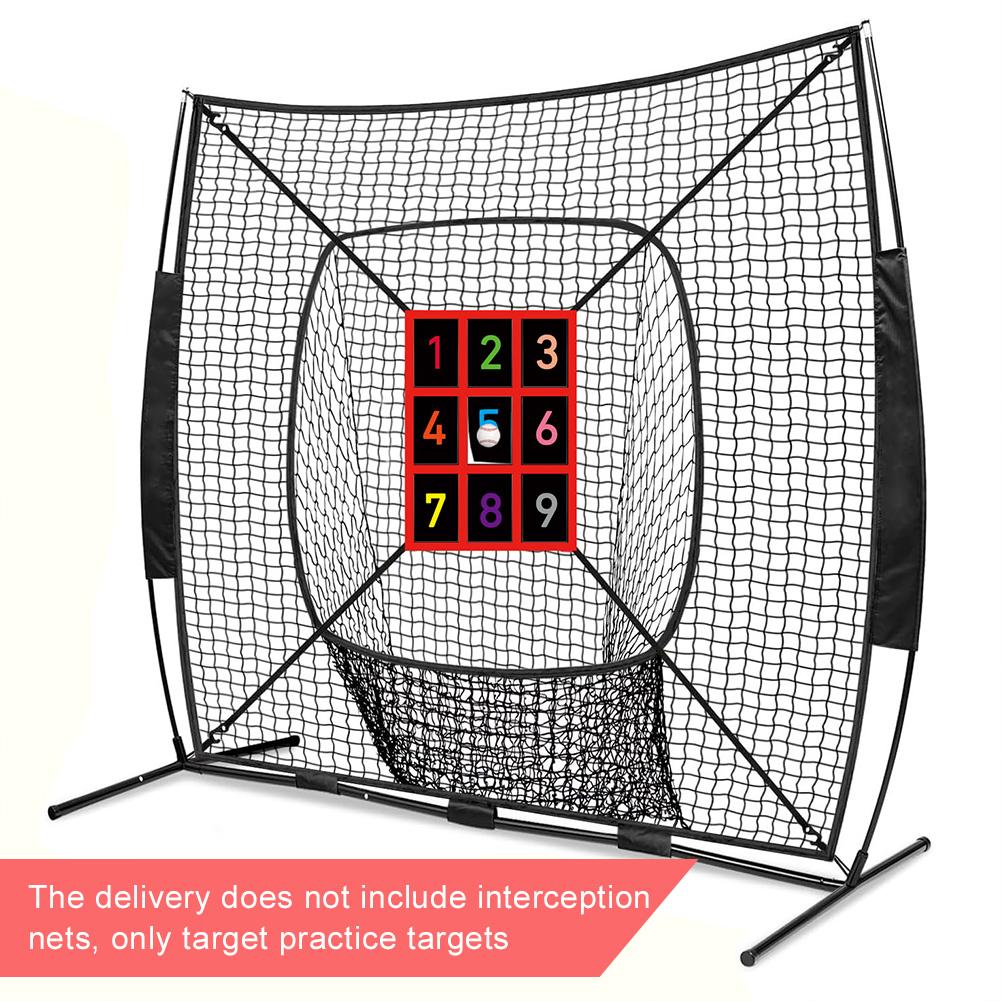 9-Section Numbered Strike Zone Target (No Net) Adjustable Pitching Target Pitcher Accuracy Training Aids for Baseball & Softball