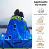 1pc Blanket Geometry Dash Print Design, Lightweight Blanket for Sofa, Bed- Soft &Warm, Gift for All Seasons like Christmas, Halloween