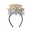 Yousheng Elastic Hair Hoop Men Women New Year Theme Headband HAPPY NEW YEAR Decoration Versatile Hair Accessory