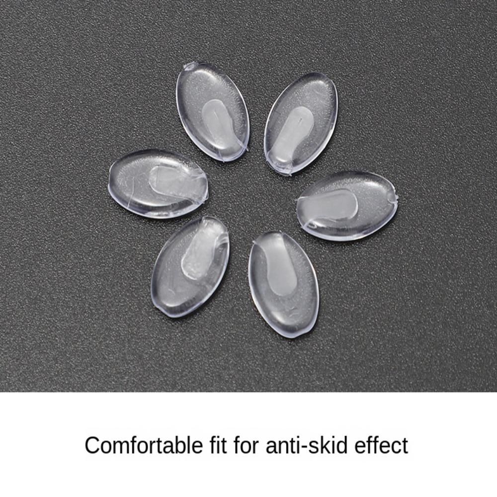 Прозрачный овальный носовой упор для очков с защитой от падения и скольжения для мужчин и женщин