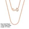 ORSA JEWELS Итальянская 925 пробы Стерлинговое Серебро 1.0мм Кабельная Цепочка Персонализированное Ожерелье для Женщин Звеньевые Цепочки Ожерелье 45 50 55см SC06-P