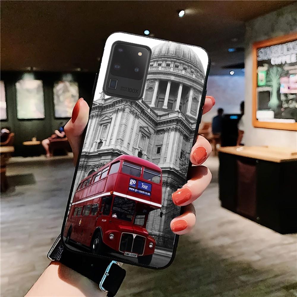 Лондонский Автобус Англия Телефон Чехол для Телефона Для Samsung S 9 10 20 21 22 23 30 23 24 plus lite Ultra FE S10lite Fundas