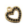 5pcs Mixed Stainless Steel Rhinestone Pendants Colorful Crystal Charms Beads for Necklace Bracelet Jewelry Making Charm DIY