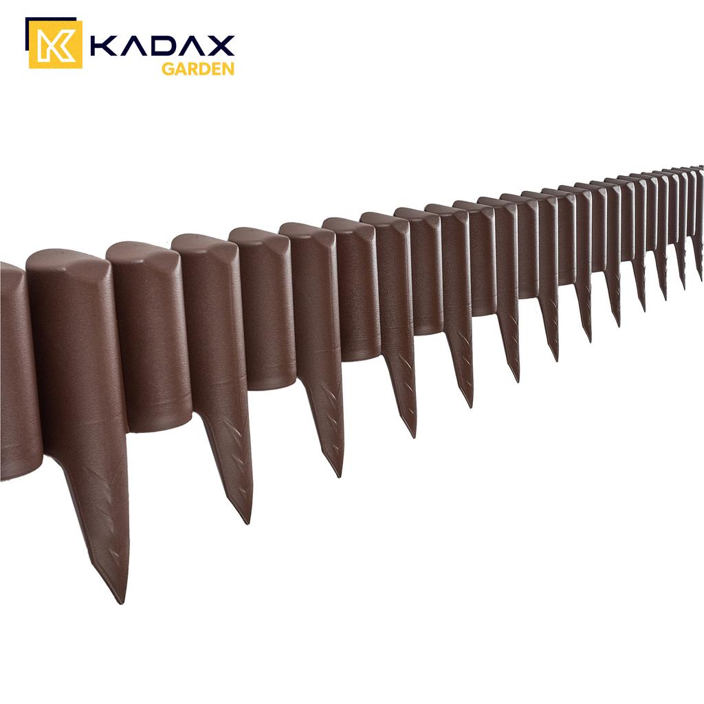 KADAX Garden Palisade Edging Fence Lawn Edging Plastic