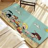 Cartoon T-The L-Loud H-House Floor Mat Soft Flannel Floor Mat  Suitable for Entryways, Living Rooms, Bedrooms, and Bathrooms