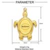 5pcs/Lot French Retro Stainless Steel Seahorse Starfish DIY Charms Women Turtle Elephant Dolphin Necklace Pendant Animal Jewelry